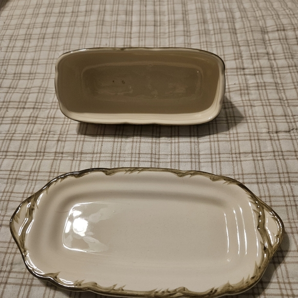 Vintage Franciscan Desert Rose Butter Dish With Lid. - Picture 4 of 4